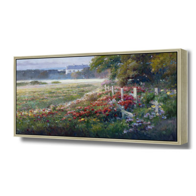 Field of Stillness Framed Print Canvas