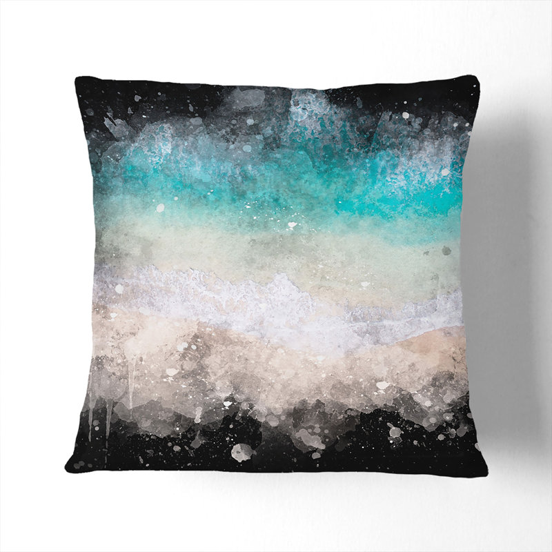 Square Throw Cushion, White, 55cm H x 55cm W x 20cm D