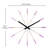 Plug-Inn, 23-Inch, Metallic Spoke Wall Clock-99460726