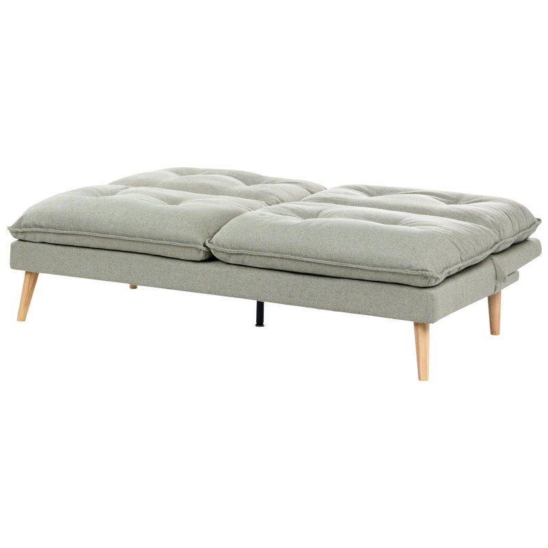 178cm Upholstered Sofa Bed, Green, Fabric
