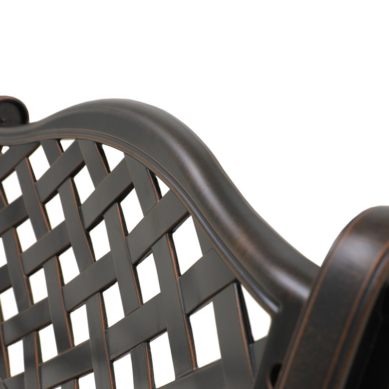 Chaise de salle à manger empilable Abisaid, Noir