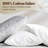 100% Cotton Shell Feather Down Soft Medium Throw Pillow Inserts(Set of 2)-111634279