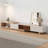 Multi-functional retractable simple TV cabinet