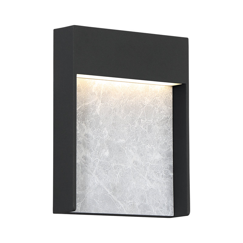 Lumière de cloison d'extérieur à DEL, Gris asphalte