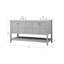 Ensemble de meuble-lavabo double 60 po Krish-737067511