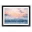 Sea and Clouds in Blue and Pink - Picture Frame Painting Print-56705699-56705700