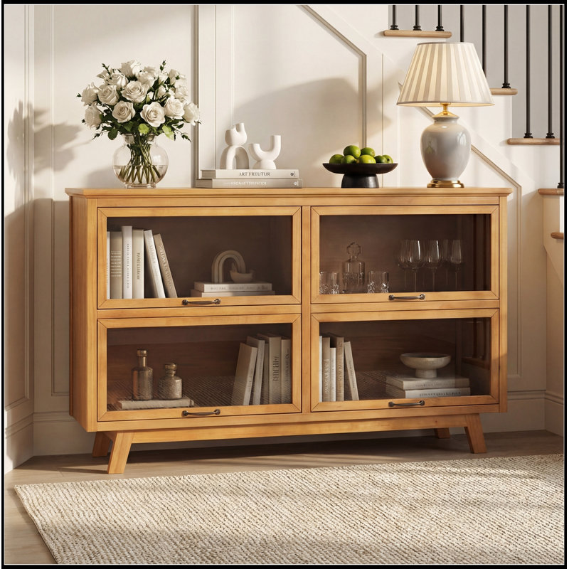 Armoire de rangement moderne avec 4 portes