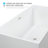 67" x 32" Freestanding Soaking Acrylic Bathtub-83677355