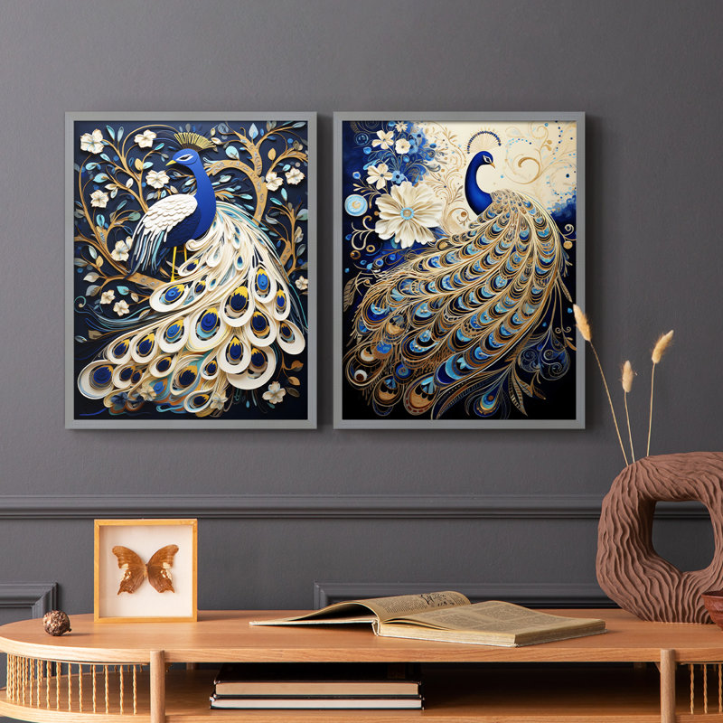ANIMALS Series CCIX - Reproduction encadrée de qualité supérieure - prête à être accrochée - aucun clou requis - aucun clou requis