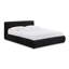 Lit en velours taupe texturé-1358582611-1358582604