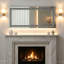 Alend Glass Flat Wall Mirror