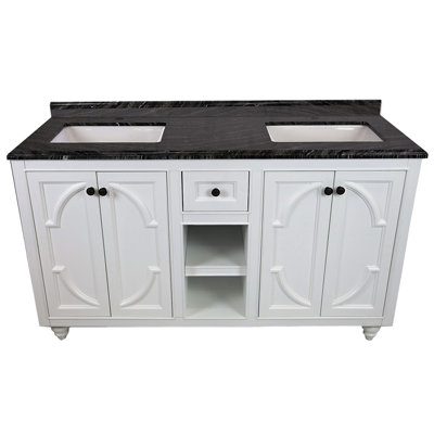 Ensemble de meuble-lavabo de salle de bain double 60 po Mundy