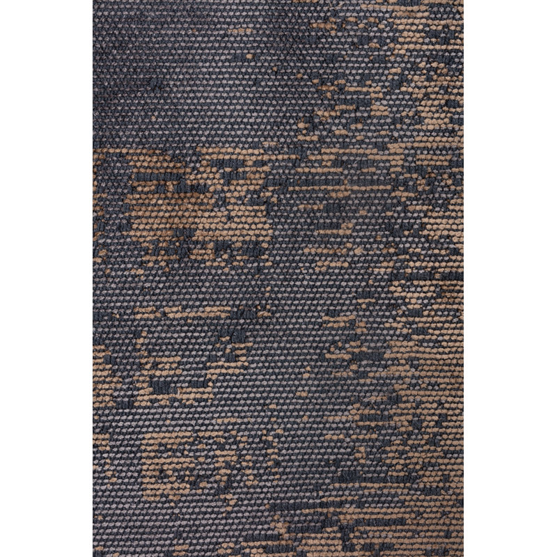 Rapture Gray/Brown Abstract Luxury Area Rug, Rectangle 7'10" x 9'10"