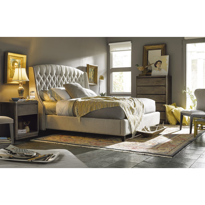 Harwick Upholstered Bed, King, Beige