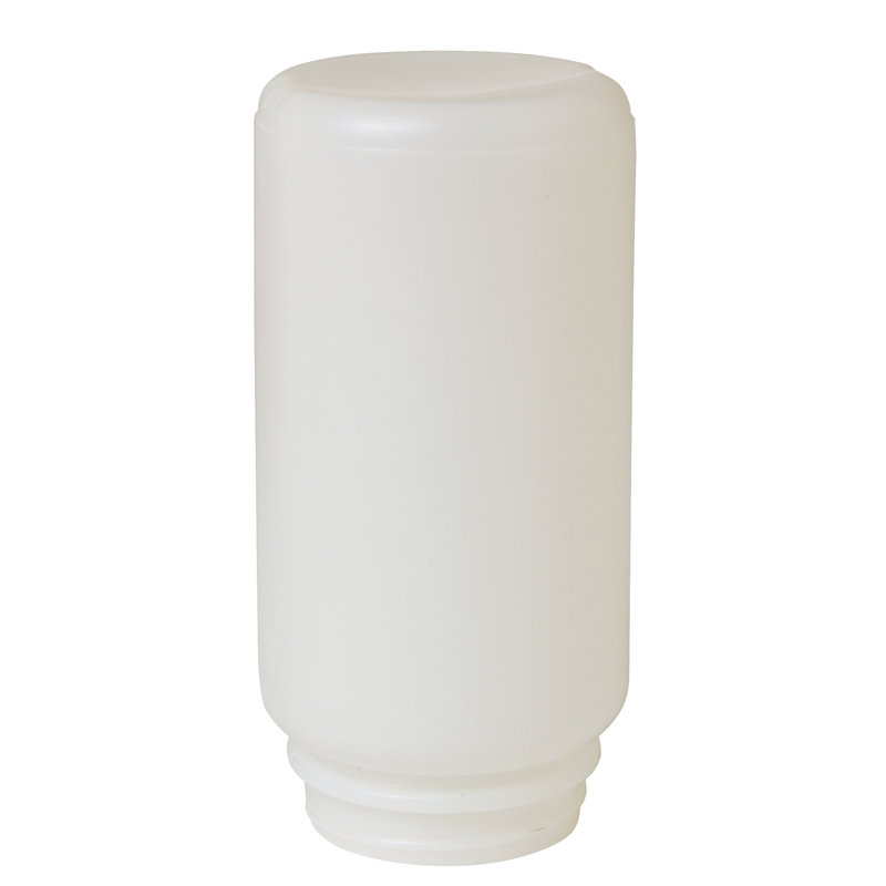 Alimentation de pots de couleur blanc-1 quart de couleur à bouchons en plastique