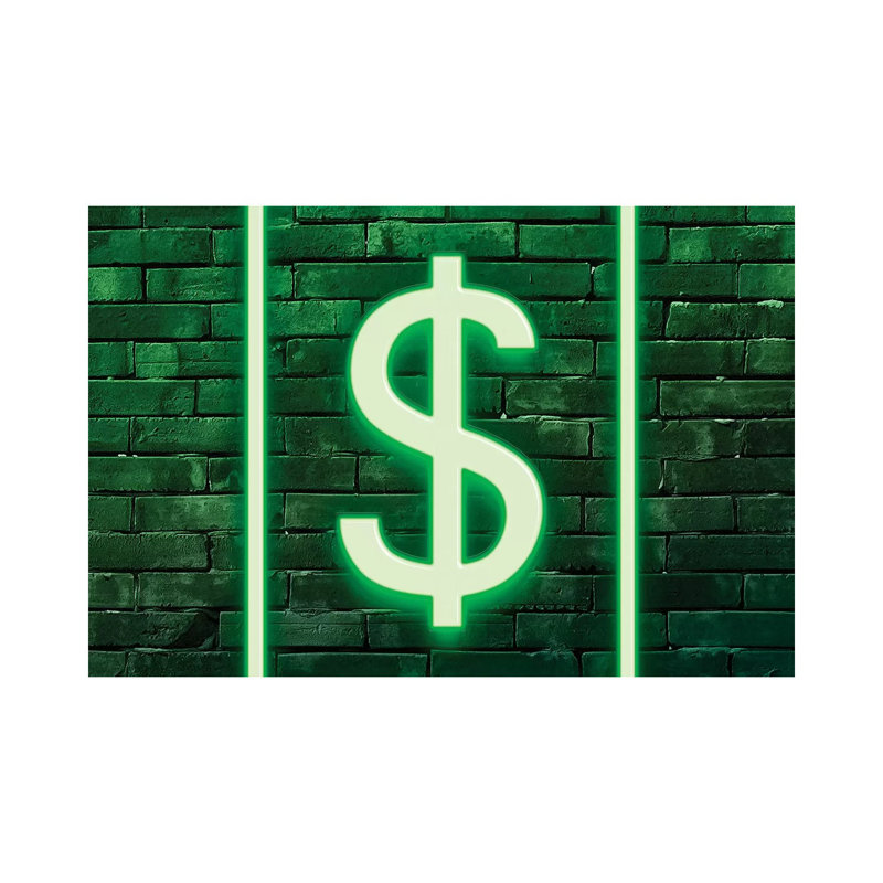 Dollars 1 Piece Wrapped Canvas Wall Art, 101.6 cm H x 66.04 cm W x 1.91 cm D