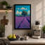 Tree in Lavender Fields Botanical - Wrapped Canvas-186471820-186471816