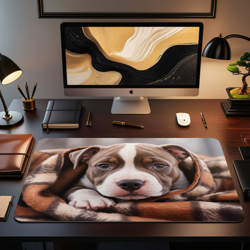 Polyester Desk Pad, 31.5x15.5