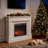 Electric Fireplace With Realistic Log And Flame, Remote Control, Timer, Ideal For Living Room Or Bedroom Ambiance