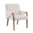 Defeo 6-Person Rubberwood Dining Table Set With Upholstered Chairs-128967561-128967563