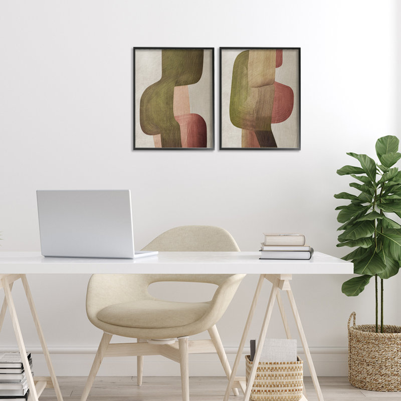 Ensemble de 2 giclées encadrées, par 1x, H 14 po x l 22 po, Giclée encadrée noir minuit