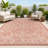 Massimo Bohemian Medallion Textured Weave Red/Taupe Indoor/Outdoor Rug-780458766