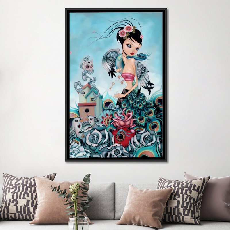 « fierté », reproduction d’art sur toile tendue, H 60 po x l 40po x P 1,5 po, Pas de tapis, Toile tendue