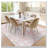 Tides Series 8'X10' Area Rug - Washable Non-Slip (Dark Black Gold) Modern Abstract For Office-1268745845