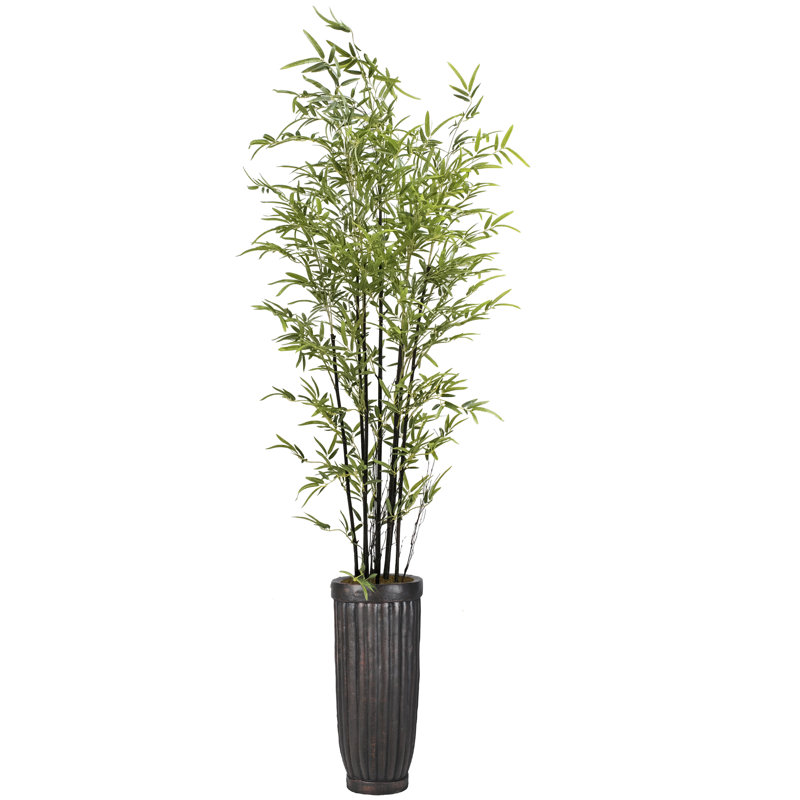 Arbre en bambou artificiel 93 po en pot