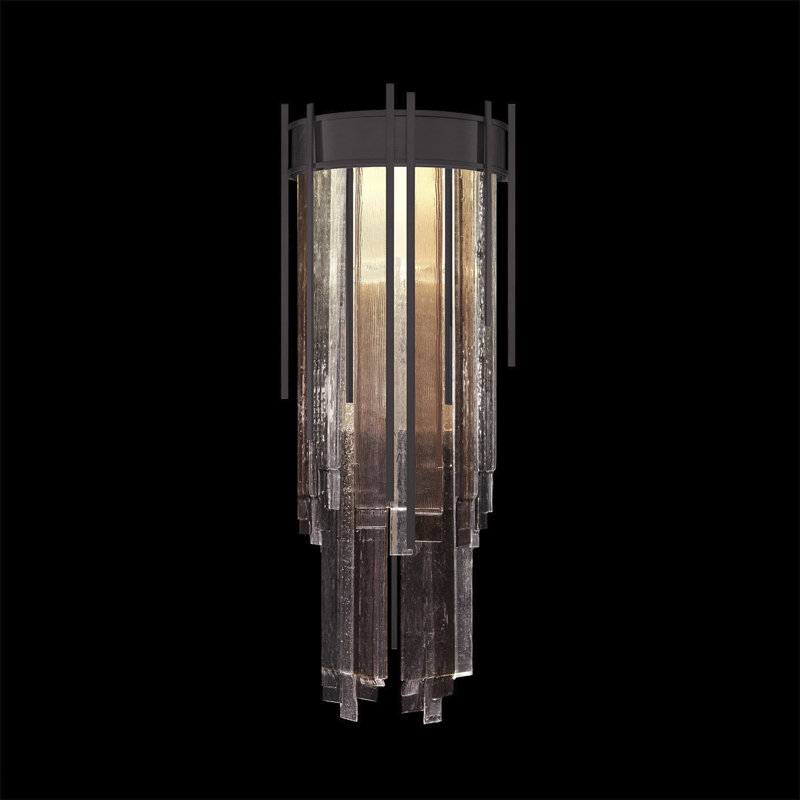 Arpeggio LED Flush Mounted Sconce, Black