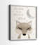 Goodnight Fox - reproduction encadrée de qualité supérieure - prête à être accrochée - aucun clou requis - aucun clou requis-108038044-108038055