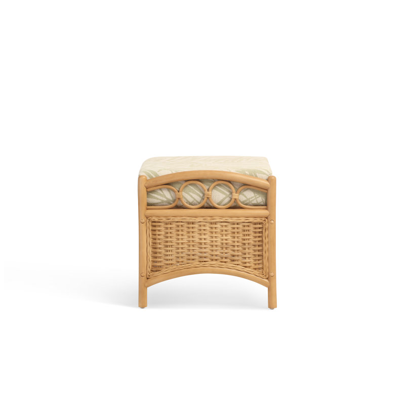 63cm Wide Floral Footstool Ottoman
