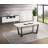 Mahliya Faux Marble Top Solid Wood Base Dining Table
