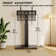 Pavillion Universal Swivel Floor TV Stand TV Mount with Iron Base for 32 to 75 Inch Screens, Height Adjustment and Holds up to 88Lbs