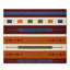 Tapis Clare tissé à plat en laine Kilim écologique - 183 x 183 cm, carré, multicolore, design contemporain, tapis à poils courts faits main pour salon, chambre-115926878
