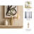 Striking Contemporary Decorative Table Vase for Home Decor, Modern Flower Vase with Elongated Form and Artistic Cut-Out Design, Perfect for Fresh or Faux Floral Arrangements in Any Living Space-760417637-760417636