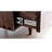 Simple black walnut TV audio-visual cabinet