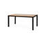 Table de salle à manger en bois et thermolaqué, hauteur de 29,5 po, profondeur de 69 po, largeur de 35 po, lambris classique, table moderne au look exotique avec plateau, design, à porter
