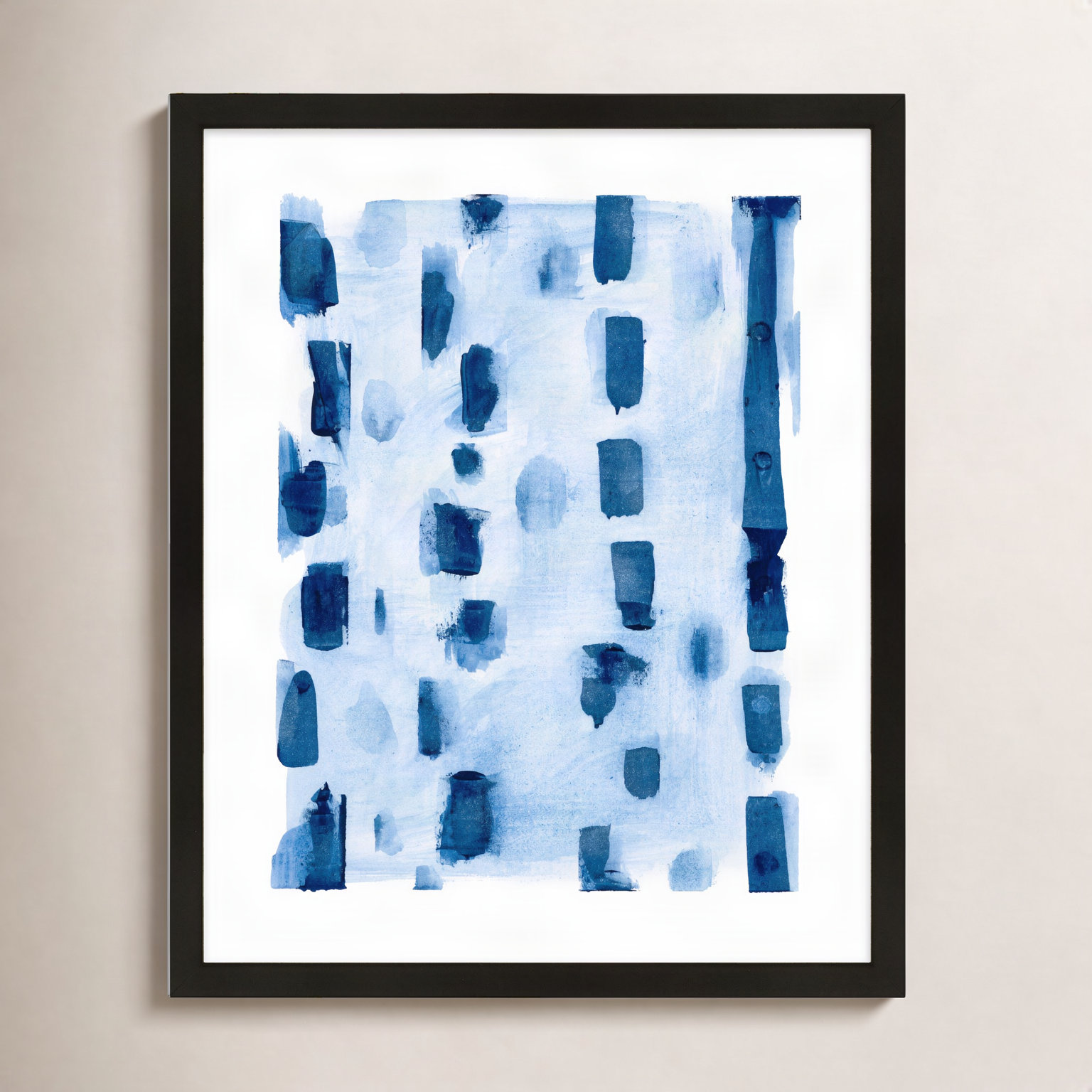 Creative Cool Painting by Andrea Stokes, 20" H x 16" W, Black Framed