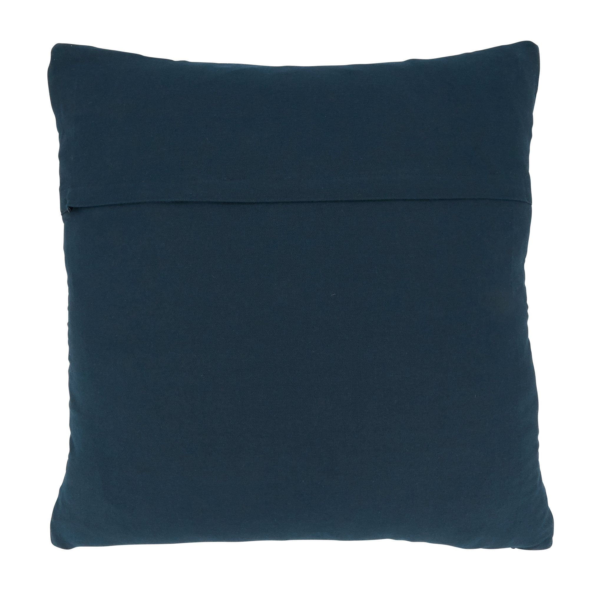 Elya Cotton Throw Pillow, Navy Blue, Pillow Cover Only - No Insert