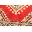Tapis de la surface en laine rouge/brune 5 pi 8 po x 8 pi 1 po one-of-kind à la main-noué la 2010 Bokhara