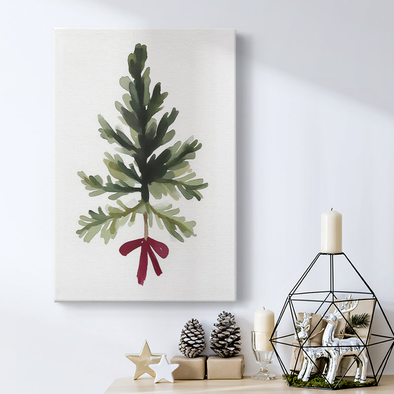 Art des Fêtes de Noël - Toile tendue avec châssis DCCXC, H 18 po x l 12 po