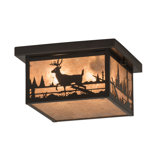 Rustic Lodge 2 - Light Flush Mount