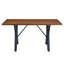 Table de salle à manger d'intérieur avec pieds en métal