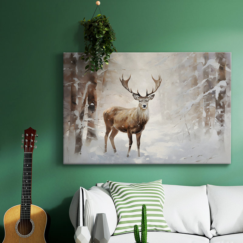"Vintage Landscape -DCCCXXXVII" sur toile, Toile tendue, H 9 po x l 13 po x P 1,5 po