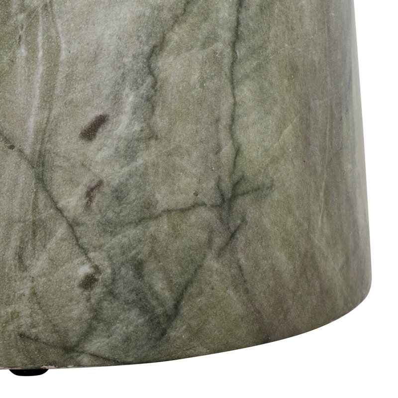 Aurielle Mushroom Accent Table, Green Marble