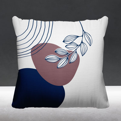 Lupita Mid-Century Indoor/Outdoor Throw Pillow