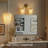 ETL Listed 2-Light Modern Dimmable Bathroom Vanity Light with Fabric Shades-123040177