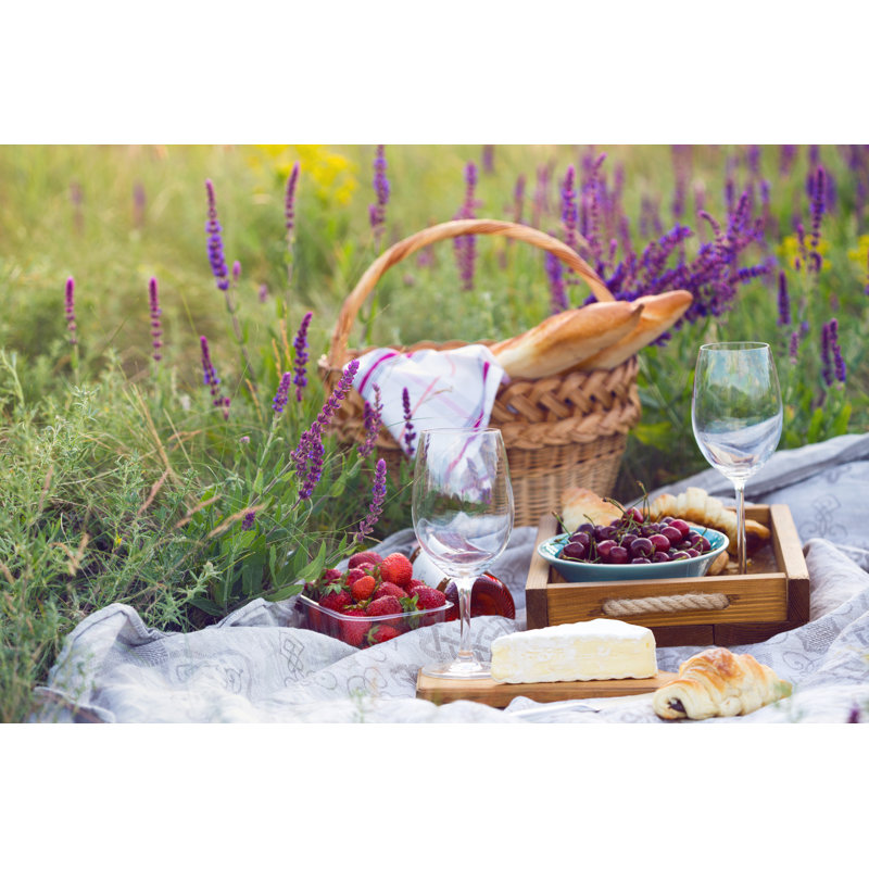 Summer Picnic - Wrapped Canvas Print, 81cm H x 122cm W x 3.8cm D