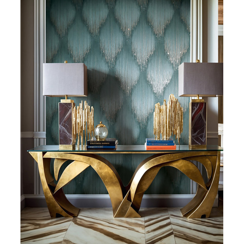 Galerie Fashion Icon Stripes Wallpaper, Green
